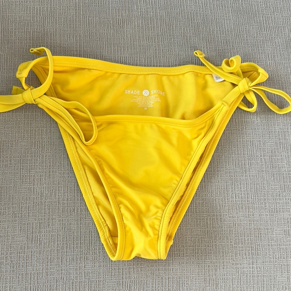 Shade & Shore Vibrant Yellow Bikini Bottom | size M